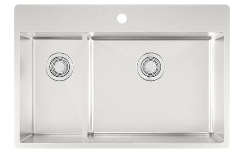 Disklåda Strand ST74-DHBC. 74 cm. Dubbel 1½. Höger. Blandarplats. Clips.