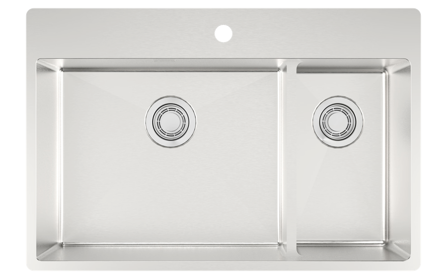 Disklåda Strand ST74-DVBC. 74 cm. Dubbel 1½. Vänster. Blandarplats. Clips.